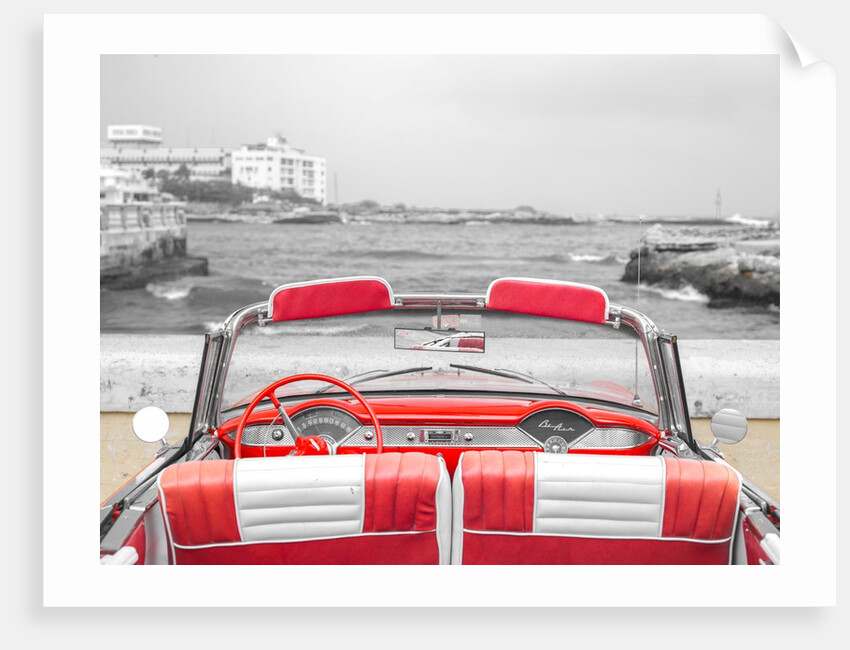 Vintage car in Havana by Assaf Frank